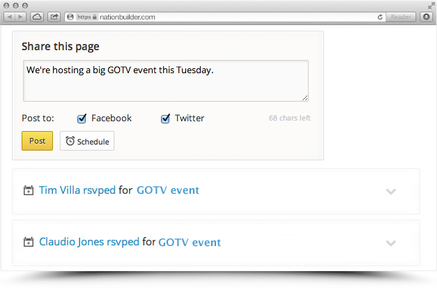 Fully integrated social media Fully integrated social media