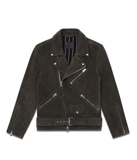 Hosoi Suede Biker Jacket