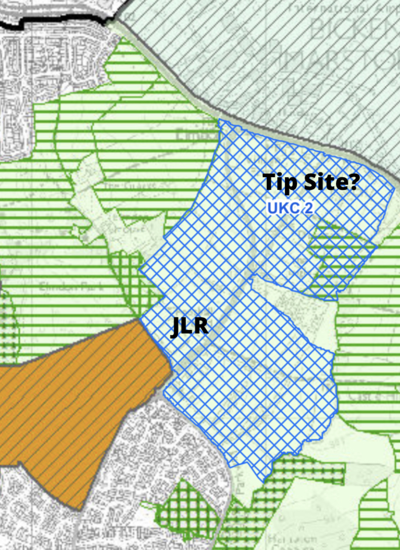 Object to Tip Relocation to Damson Parkway