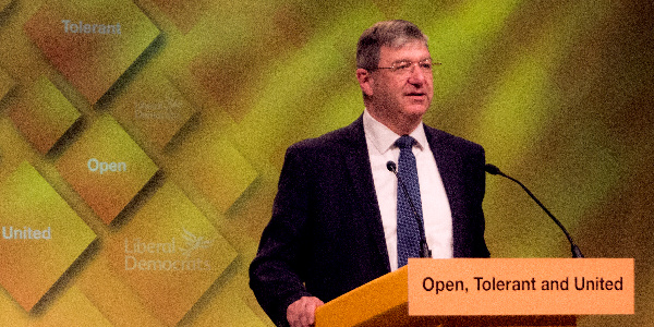 Alistair Carmichael speaking at our last Autumn Conference