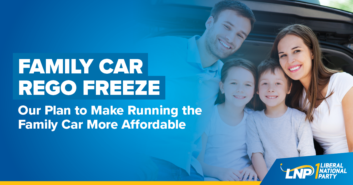 Family Car Rego Freeze Image
