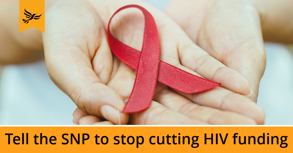 Stop the SNP cutting HIV Scotland's funding