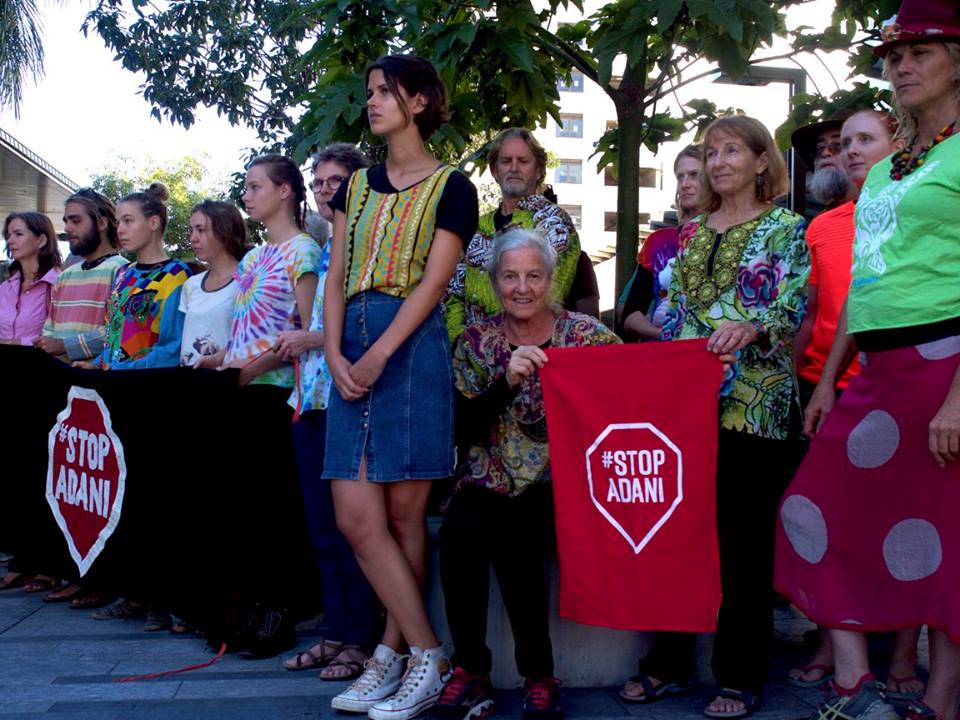 NQCC members and supporters at the rally, 25 May.