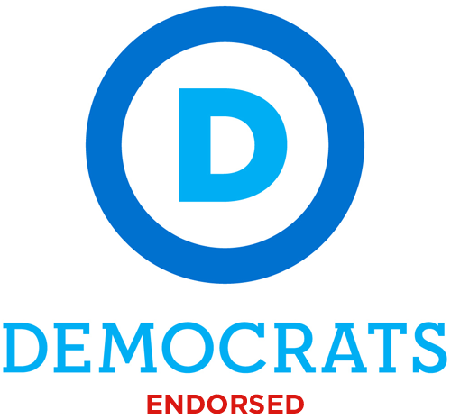Endorsed by the Democratic Party