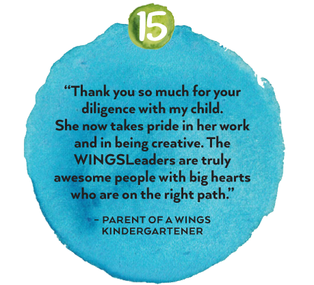 Kindergartener Parent Quote