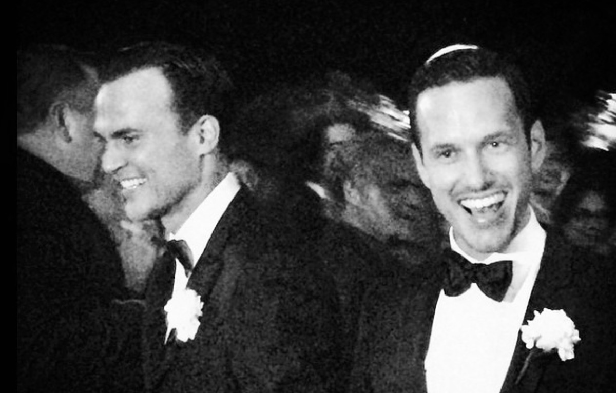 Look 'Glee' Star Cheyenne Jackson Marries Jason Landeau The New