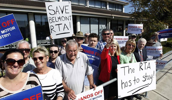 Liberals Axe Belmont Motor Registry