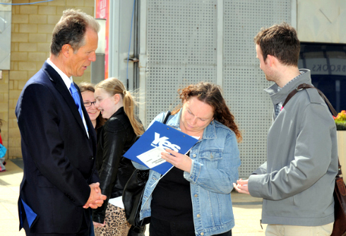 Blair Jenkins collects more signatures