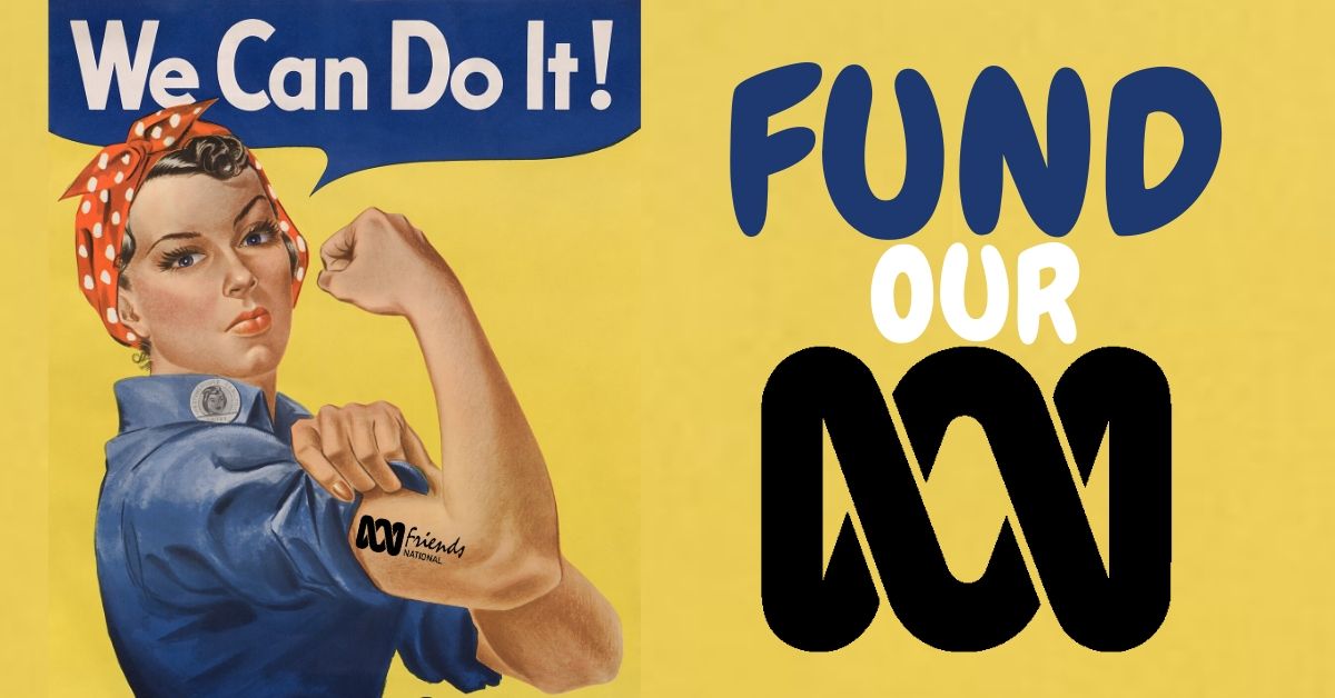 War time poster - We can do it! Fund Our ABC!