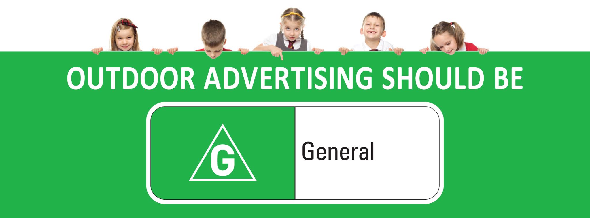Outdoor advertising should be G