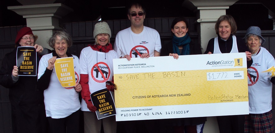 Save The Basin / ActionStation cheque handover