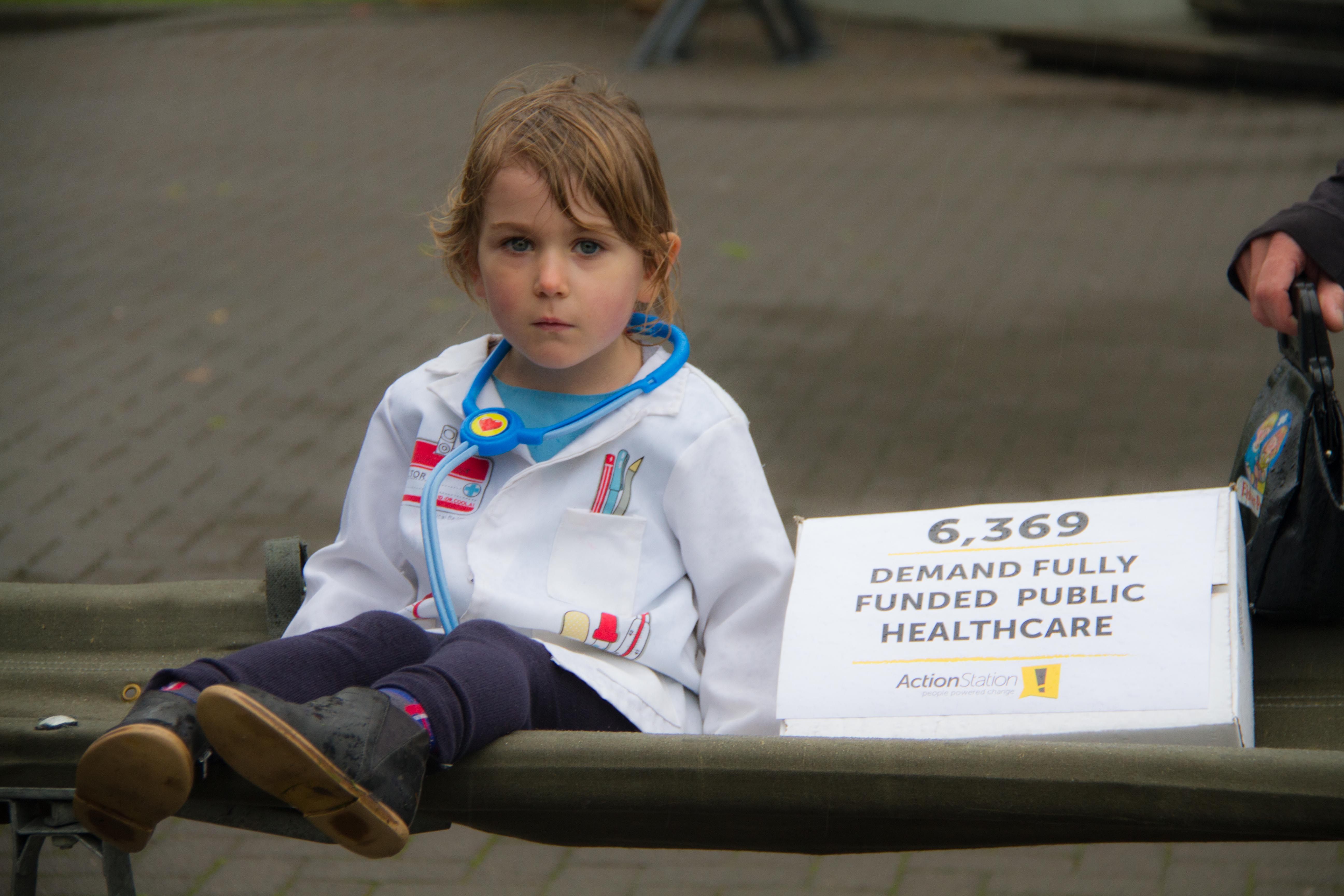 Ramona delivering the local Wellington petition
