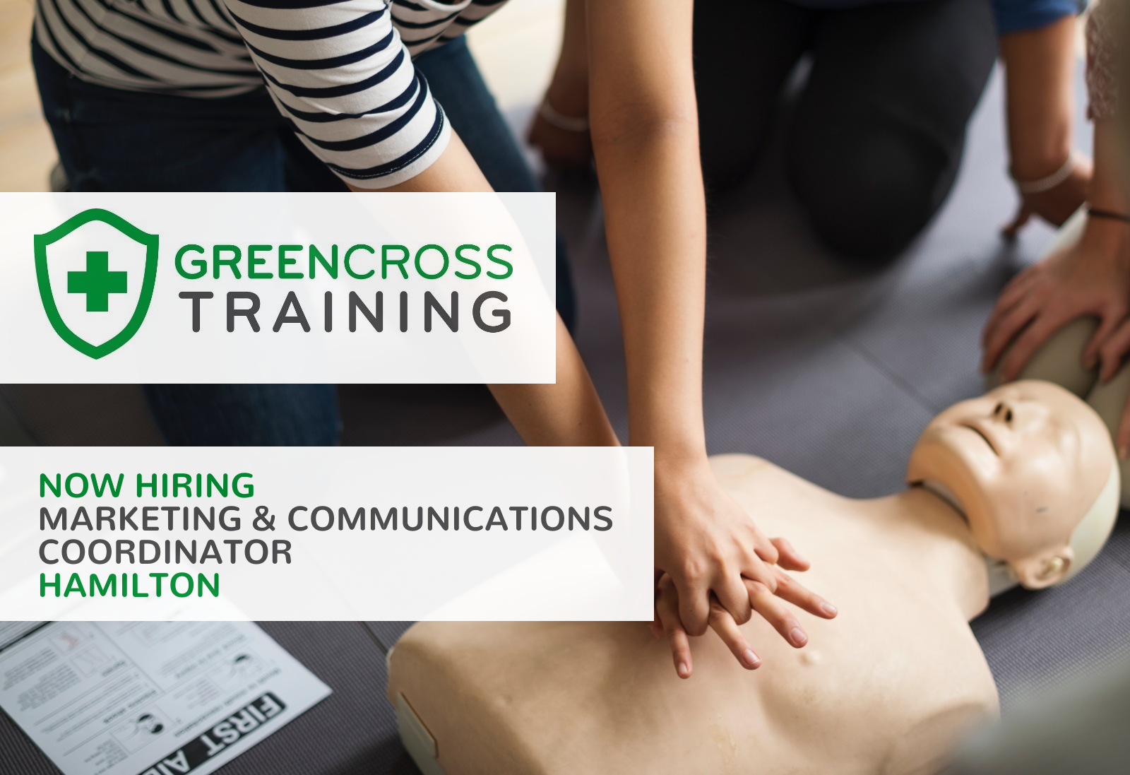 Marketing & Communications Coordinator with Green Cross Training AAI