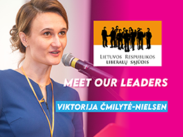 Meet our leaders: Viktorija Čmilytė-Nielsen (Liberal Movement, Lithuania)