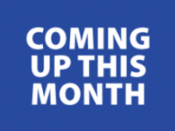 Coming up this month - January