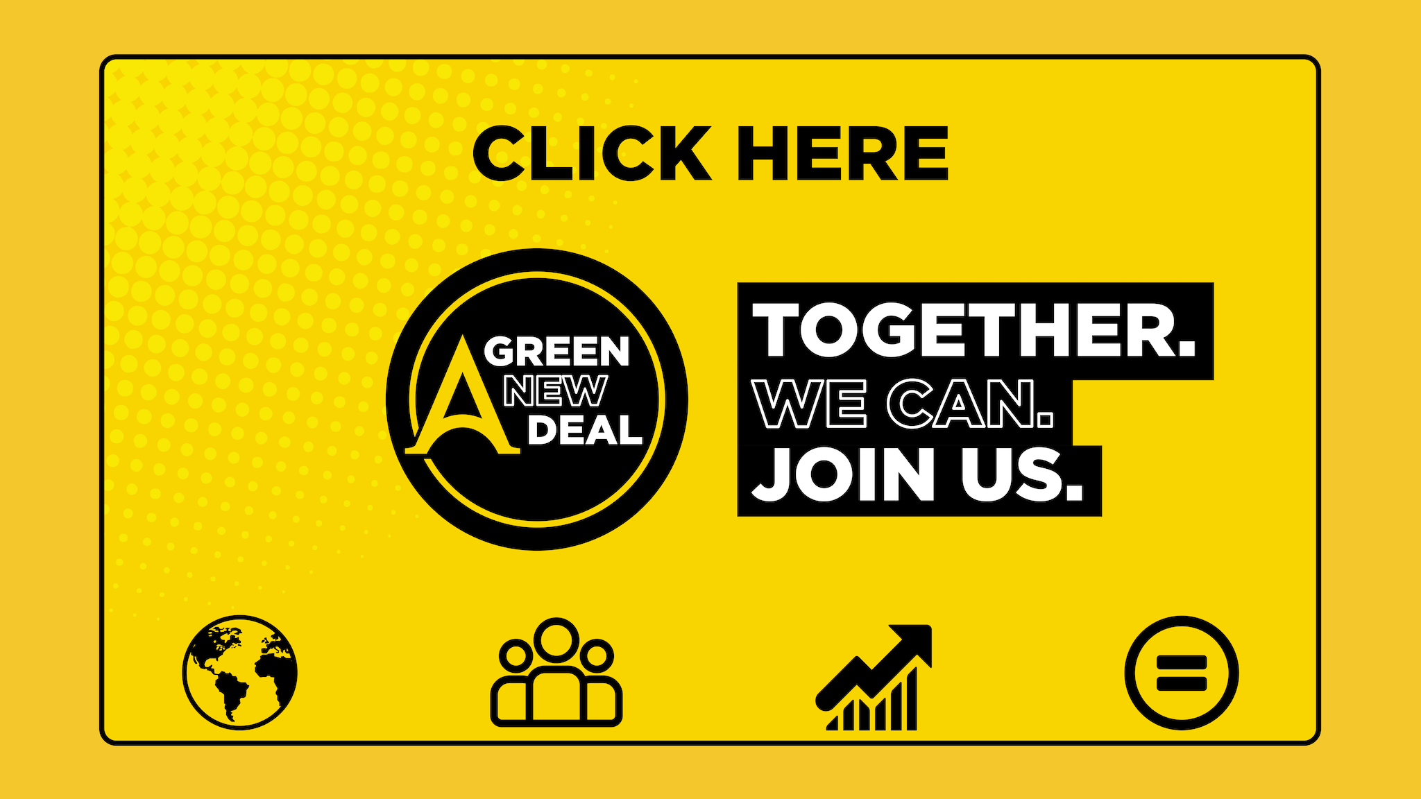Green New Deal Banner