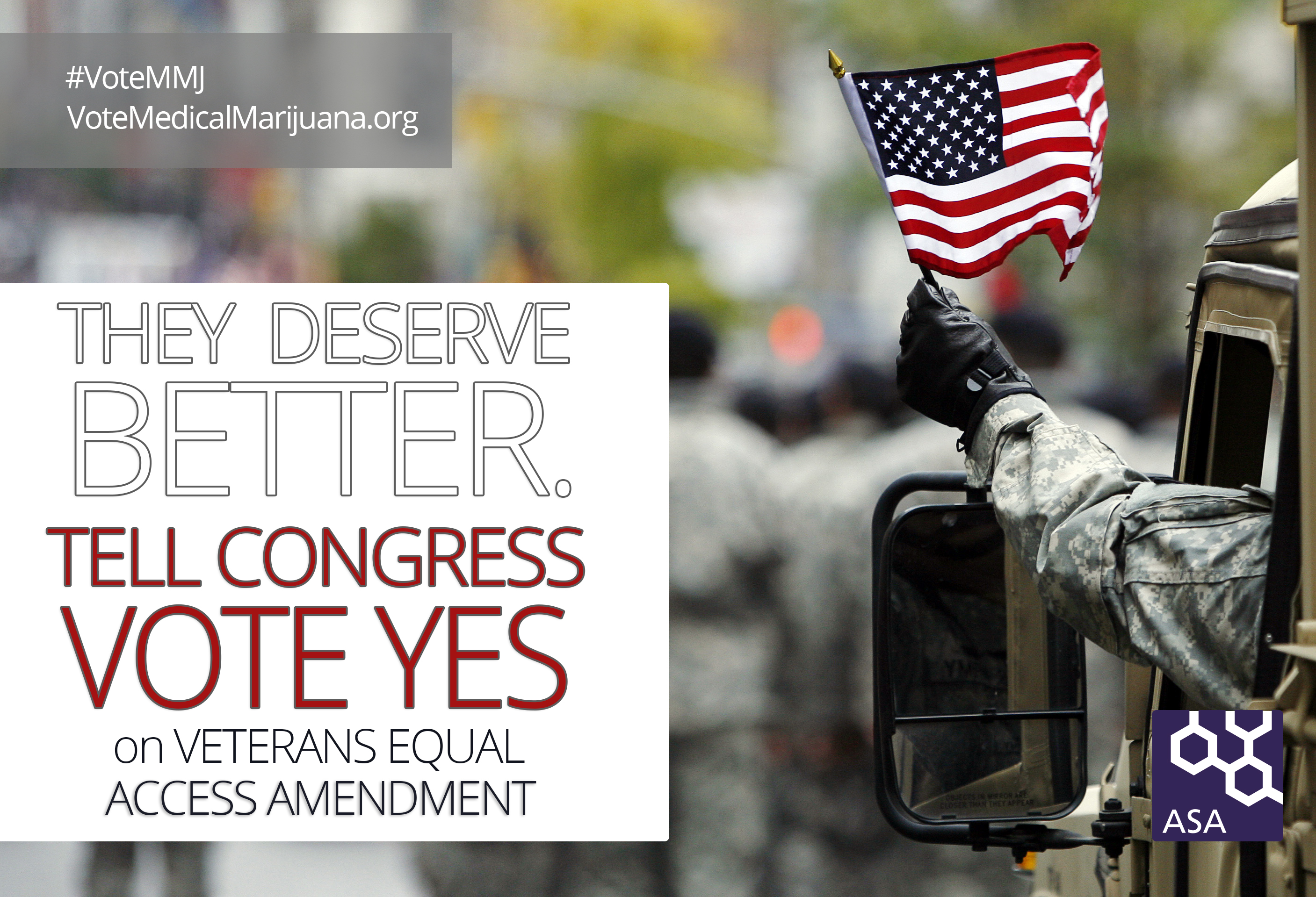 Take Action! Tell your Representatives to Protect Veterans & Vote Yes