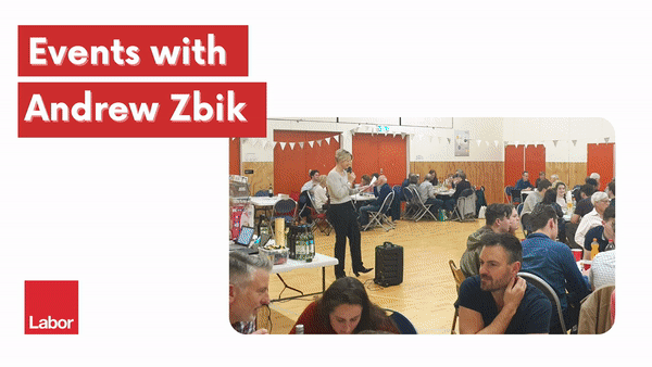 Andrew Zbik Upcoming Events