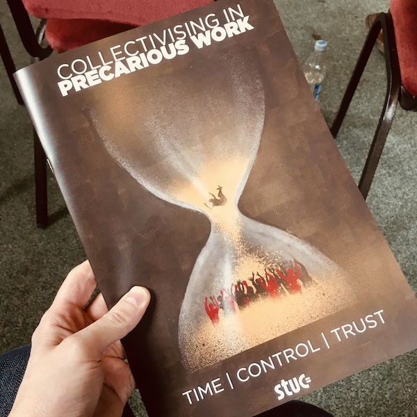 Working Artists contribute to STUC report on precarious work