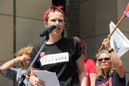 Natalie Lang speaks about 1800RESPECT