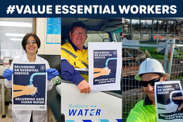 Sydney Water Members Delivering an Essential Service