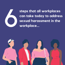 Six Steps to Address Sexual Harassment