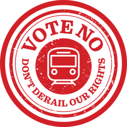 NSW Trains and Sydney Trains: Vote No