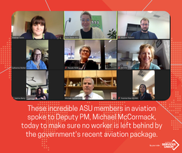 Members Meet Deputy PM about airline jobs