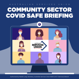 Community Sector Covid-Safe Briefing