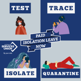 Paid Isolation Leave in the Community Sector