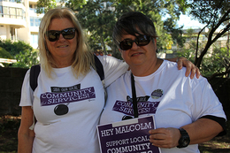 Community services not for sale!