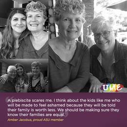 Marriage Equality Now - no harmful plebiscite - rally and ASU forum in October