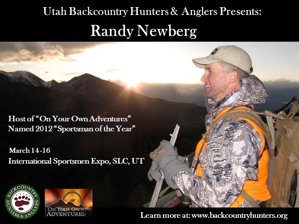 Utah BHA Hosts Randy Newberg of On Your Own Adventures Backcountry