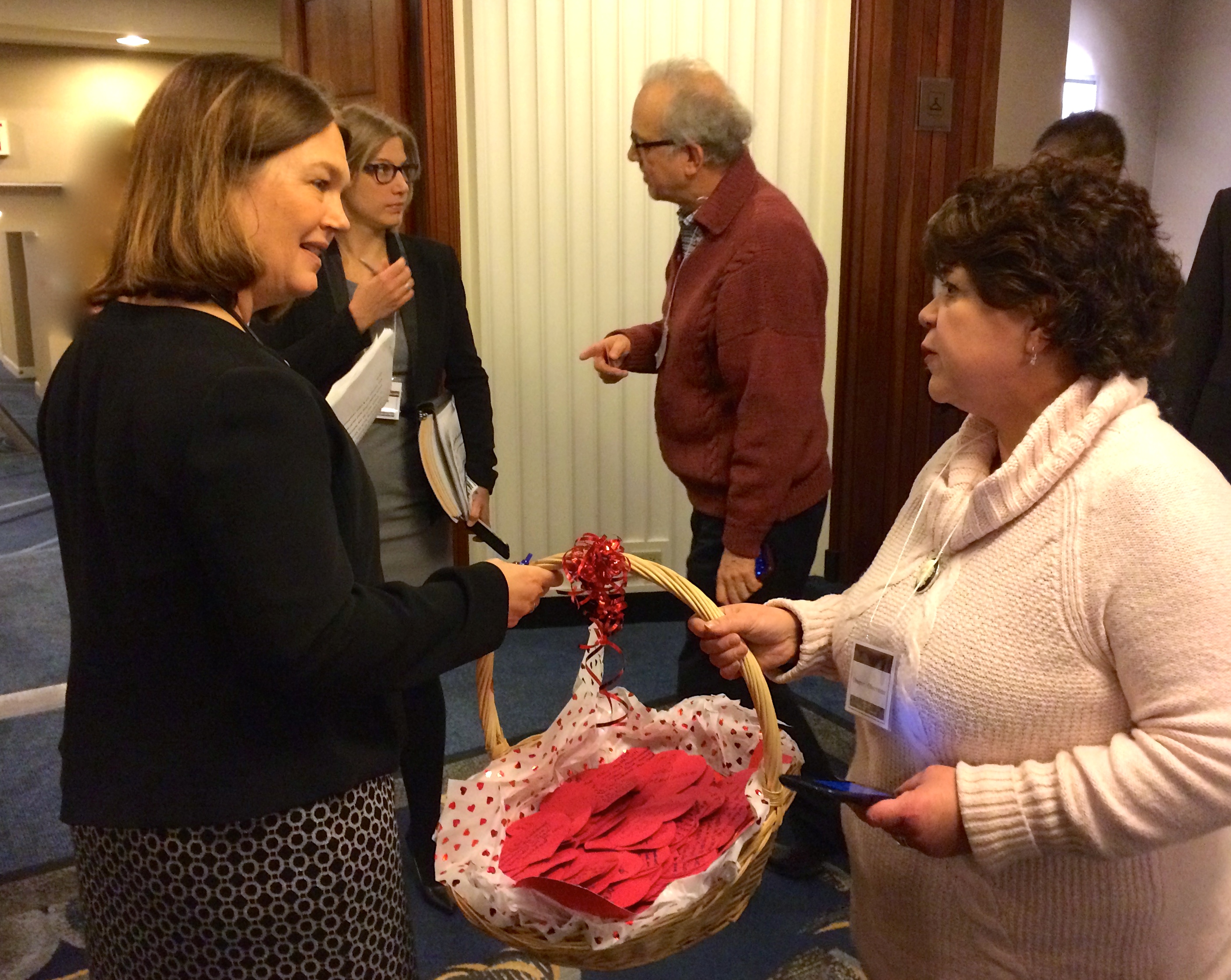 We delivered your messages to the health minister.