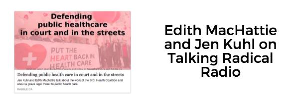 Edith and Jen on Talking Radical Radio Edith and Jen on Talking Radical Radio