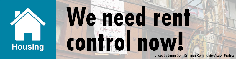 We need rent control now!