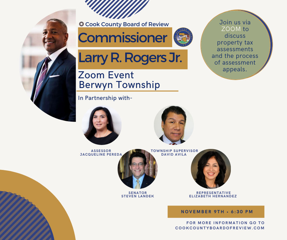 APPEAL EVENTS Berwyn Township Assessor's Office Jacqueline Pereda