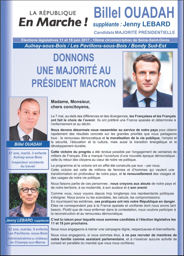 Billel Ouadah Billel-Ouadah-Legislatives-2017-Profession-de-foi-P1 Tracts de campagne Billel-Ouadah Tracts de campagne - image on http://www.billelouadah.fr