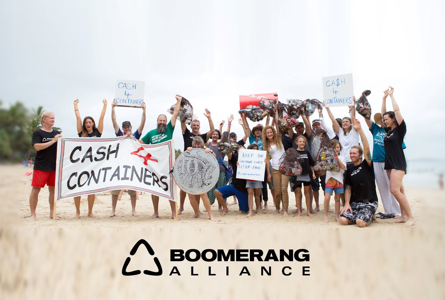Cash for Containers announced in Queensland Boomerang Alliance