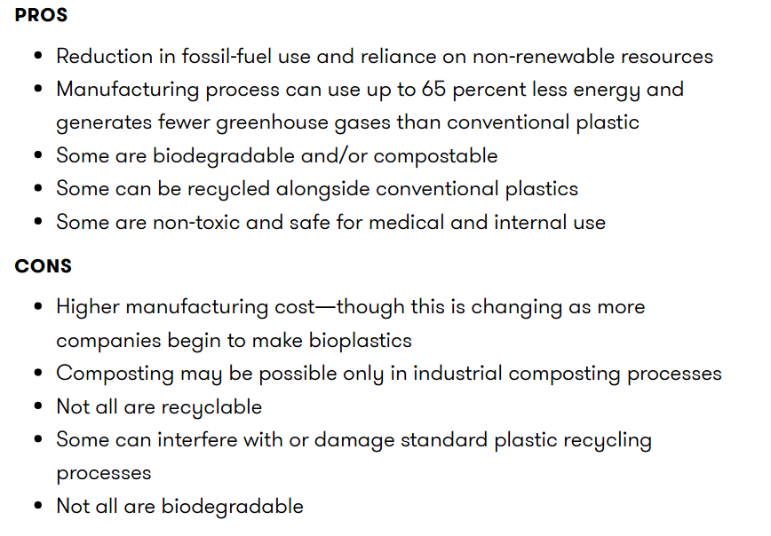 Bioplastics Environmentally Friendly? Boomerang Alliance