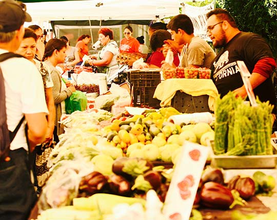Spread The Word<br> at <b>Central Ave. Farmers' Market</b> in <br>Los Angeles