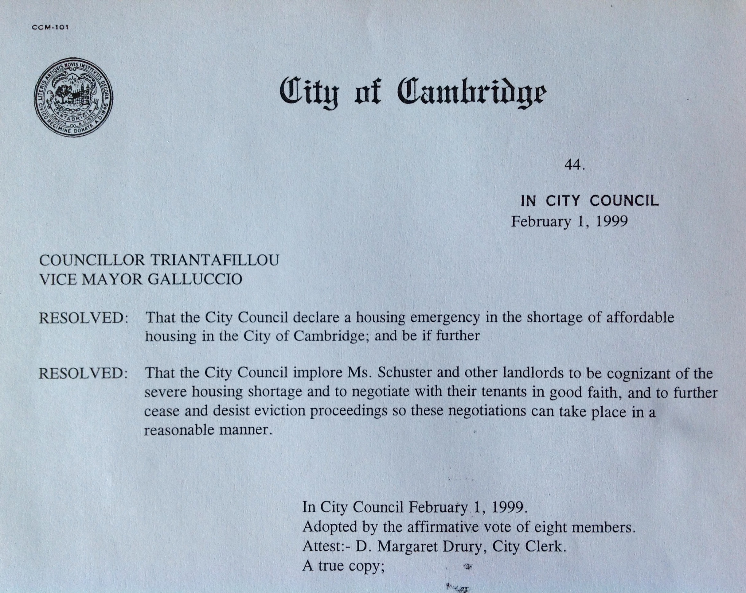 Affordable Housing Cambridge Residents Alliance