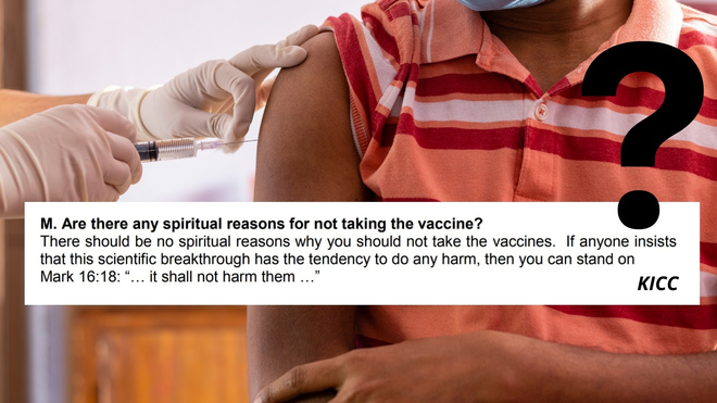 Why are we taking our abortion-vaccine display outside KICC this Sunday?