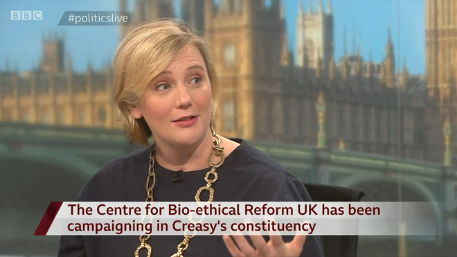 Stella Creasy on BBC Politics Live Continues her False Allegations Against CBR UK
