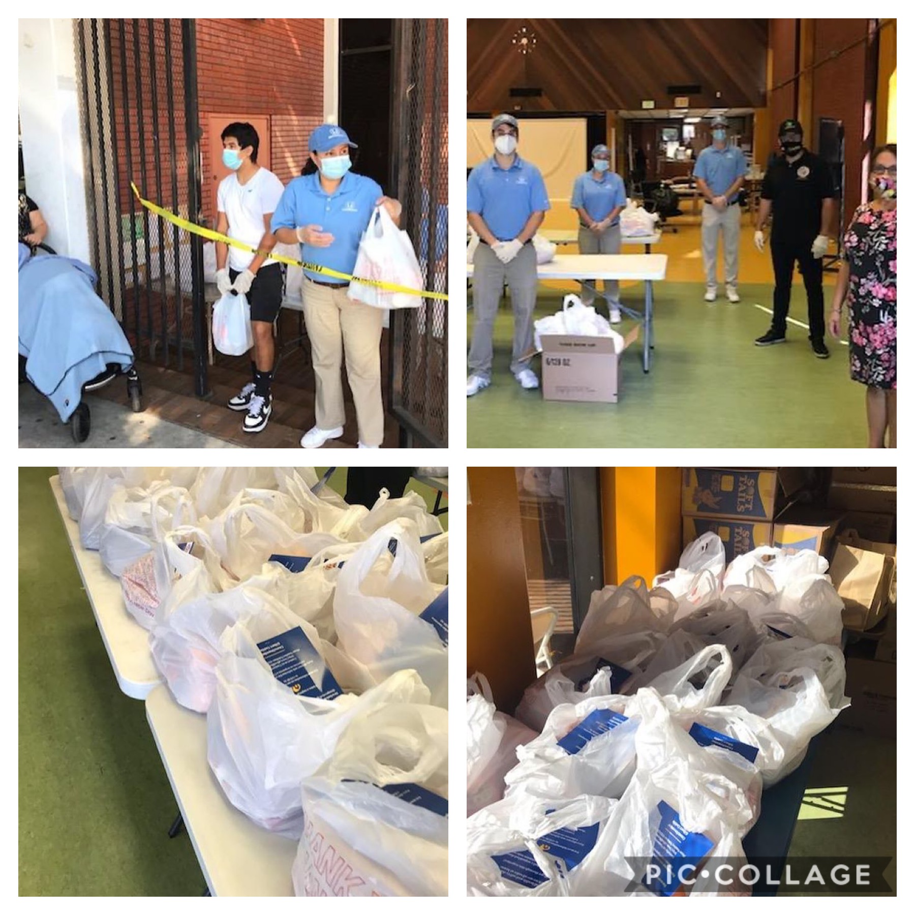CCNP distributed bags of groceries in Westlake & special thanks to Honda's Random Acts of Kindness Team 5-21-2020 COLLAGE