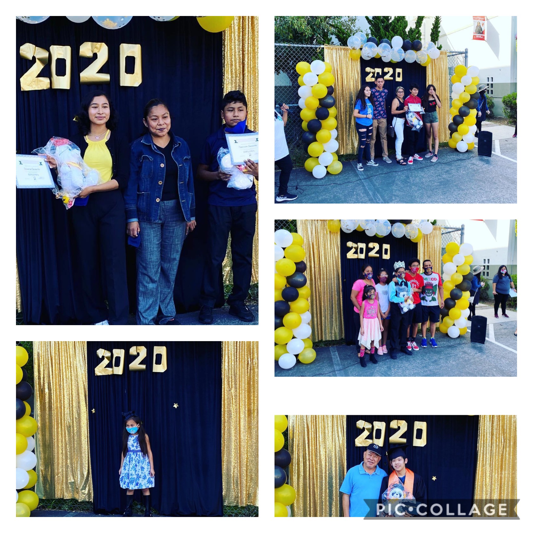 Unidos Por NELA, ECDP, Breaking Through Barriers to Success, Manos Que Sobreviven, and Children’s Hospital 6-23-2020 Collage 1