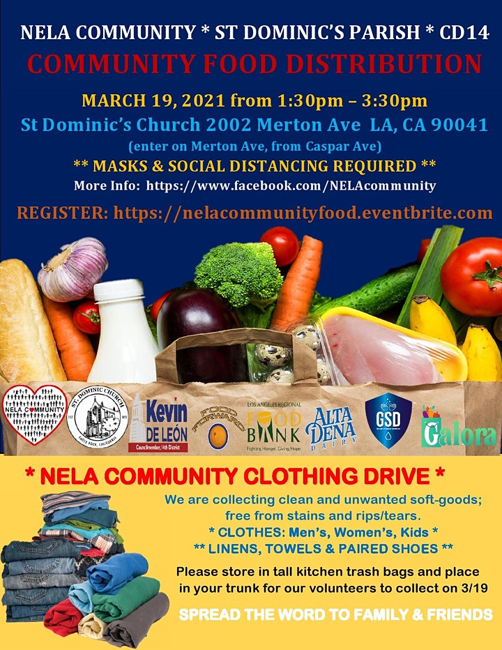 NELA St Dominic's Food Distribution 3-19-2021