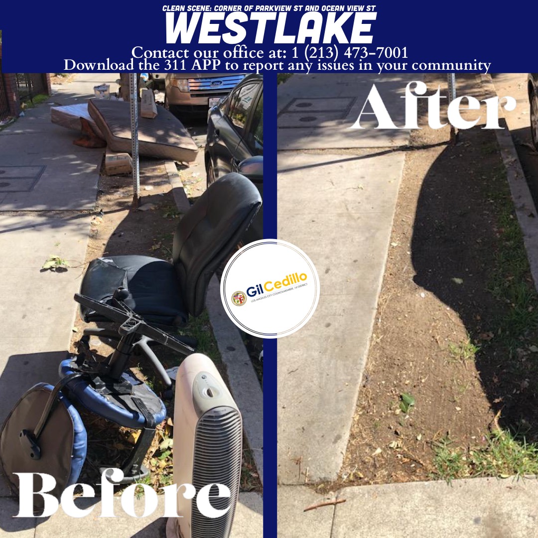 Team Cedillo’s Strike Team is in full force today, Corner of Parkview St. & Ocean View St. Westlake 3-1-2021