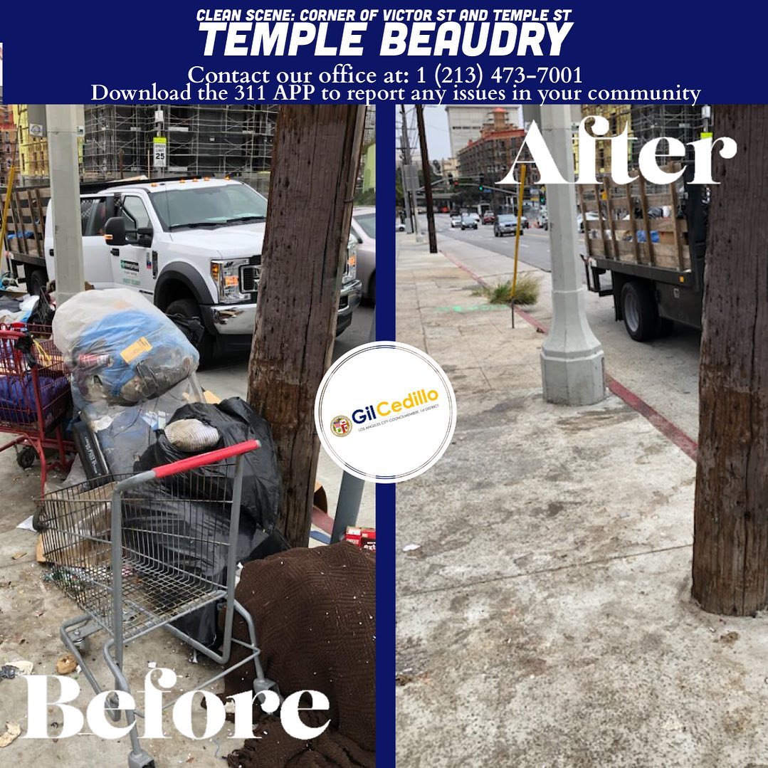 Team Cedillo’s Victor St. and Temple St. Temple Beaudry 3-4-2021