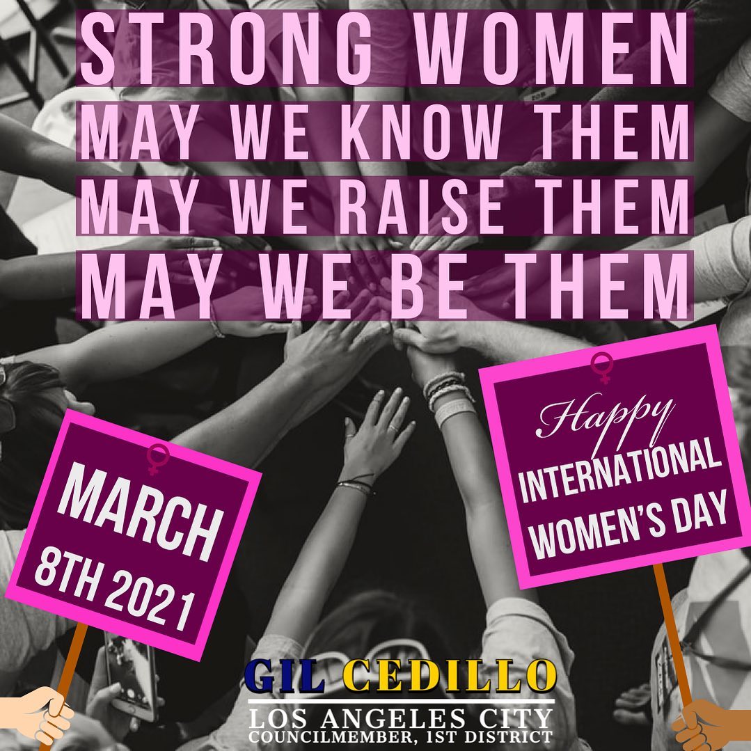 International Women's Day Team Cedillo Flyer 3-8-2021
